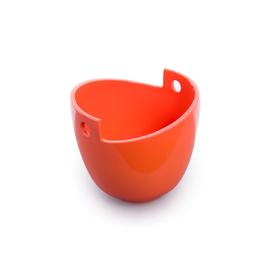 Lacquer Noodle Bowl (double hole) - Burnt Orange
