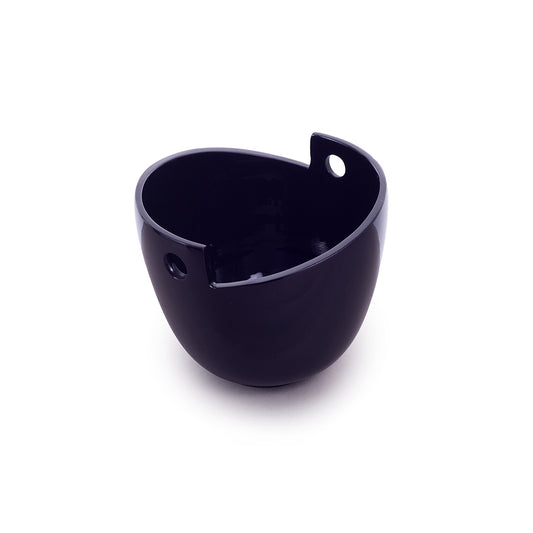 Lacquer Noodle Bowl (double hole) - Black