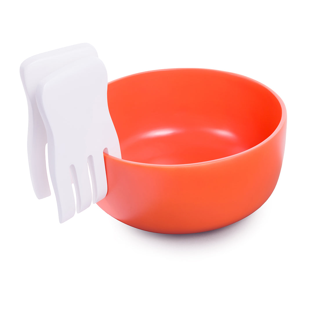 Lacquer Salad Bowl - Burnt Orange