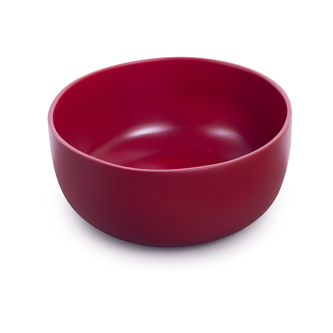 Lacquer Salad Bowl - Cherry Red