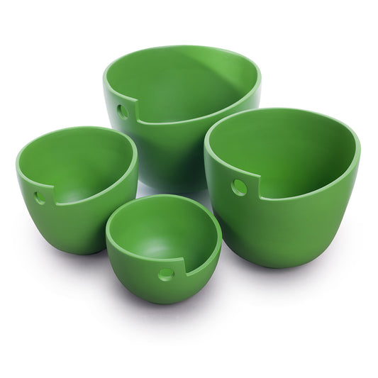 Lacquer Noodle Bowl (single hole) - Victorian Green