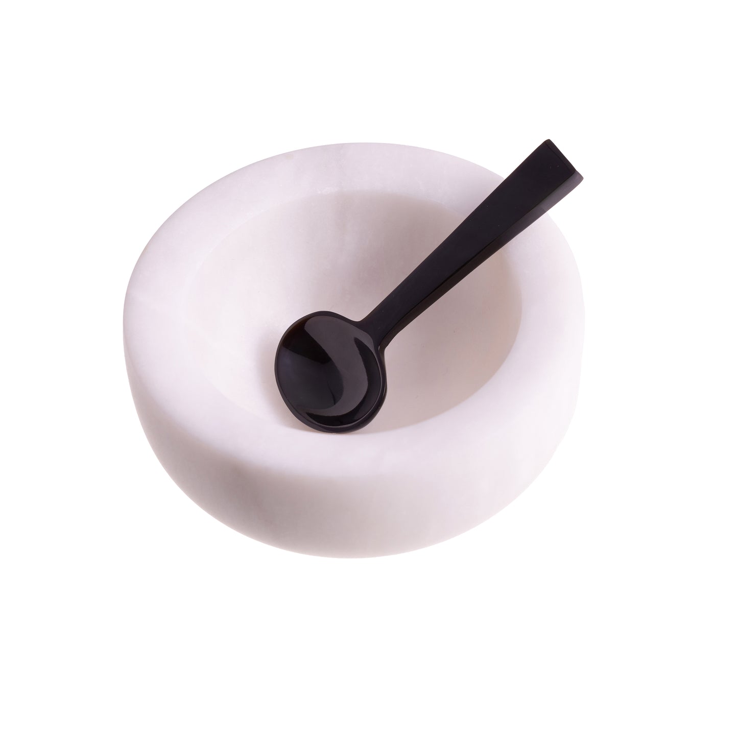 Chunky Marble Salt & Pepper Bowl