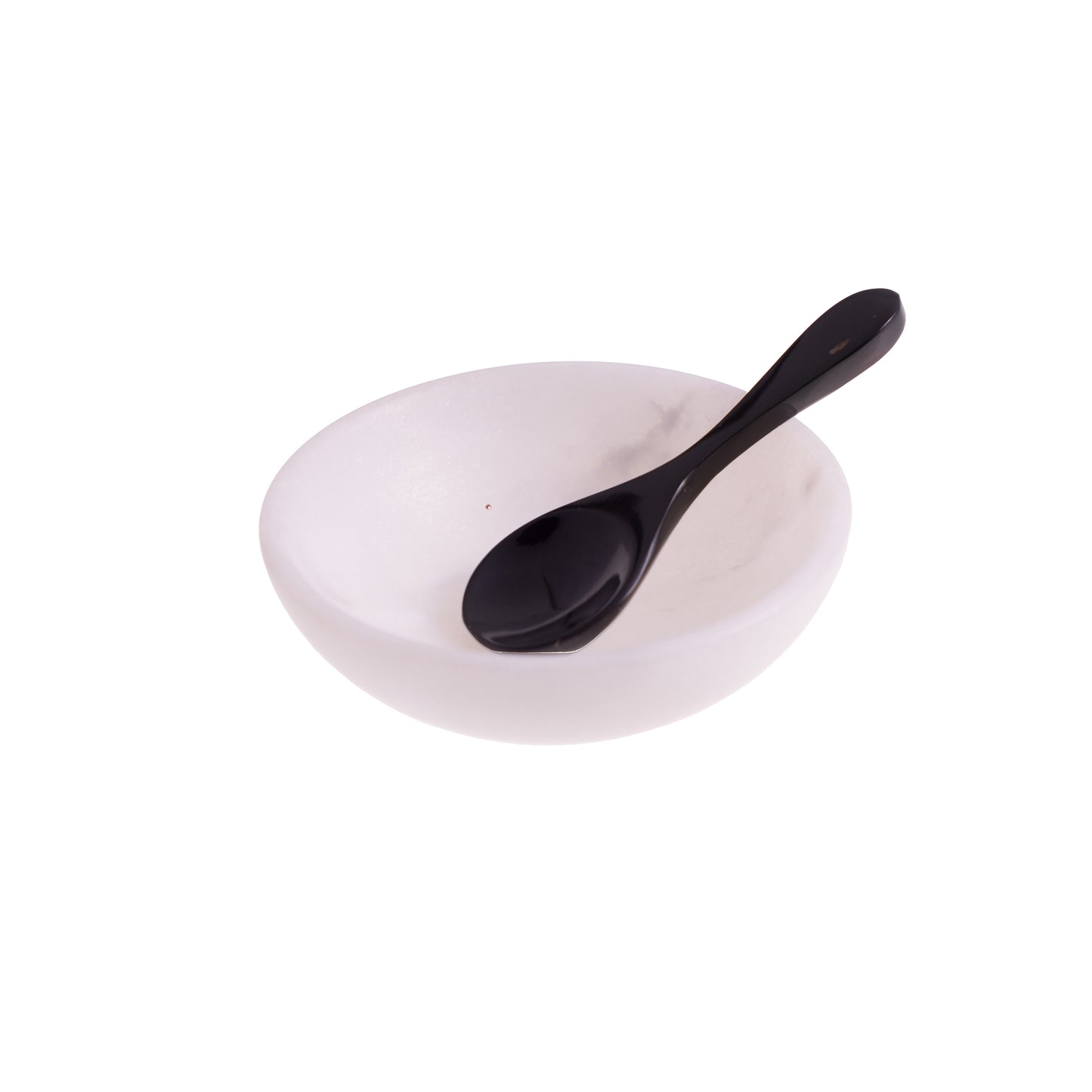 Round Marble Salt & Pepper Bowl