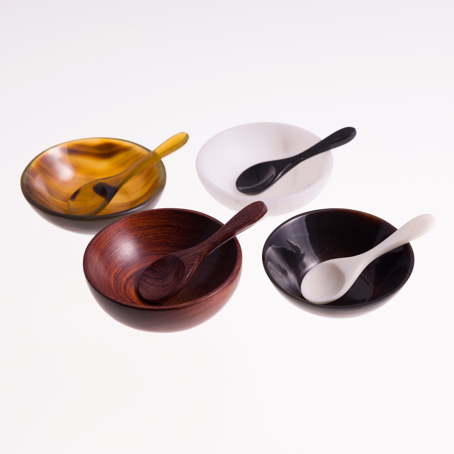 Round Marble Salt & Pepper Bowl