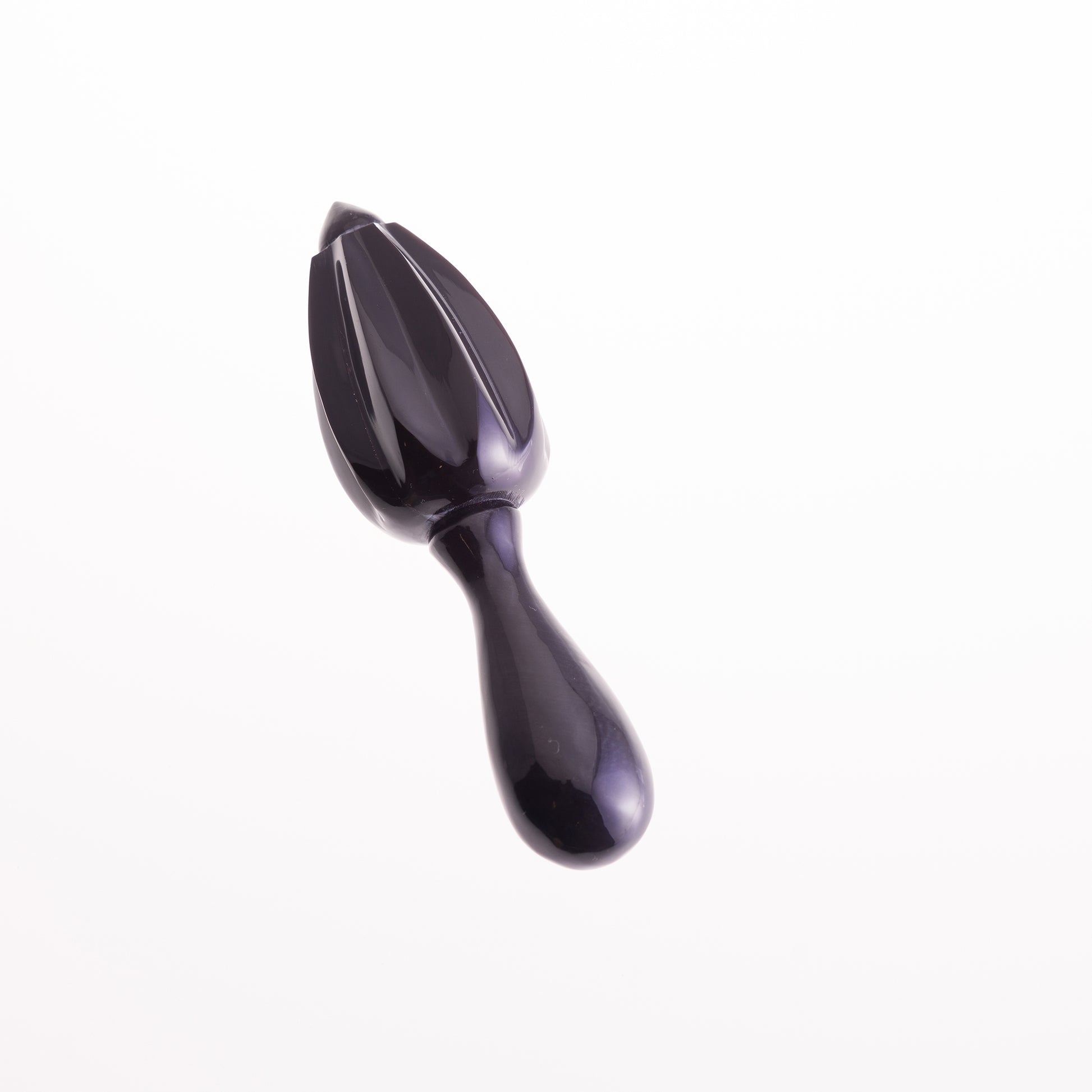 A black horn citrus reamer
