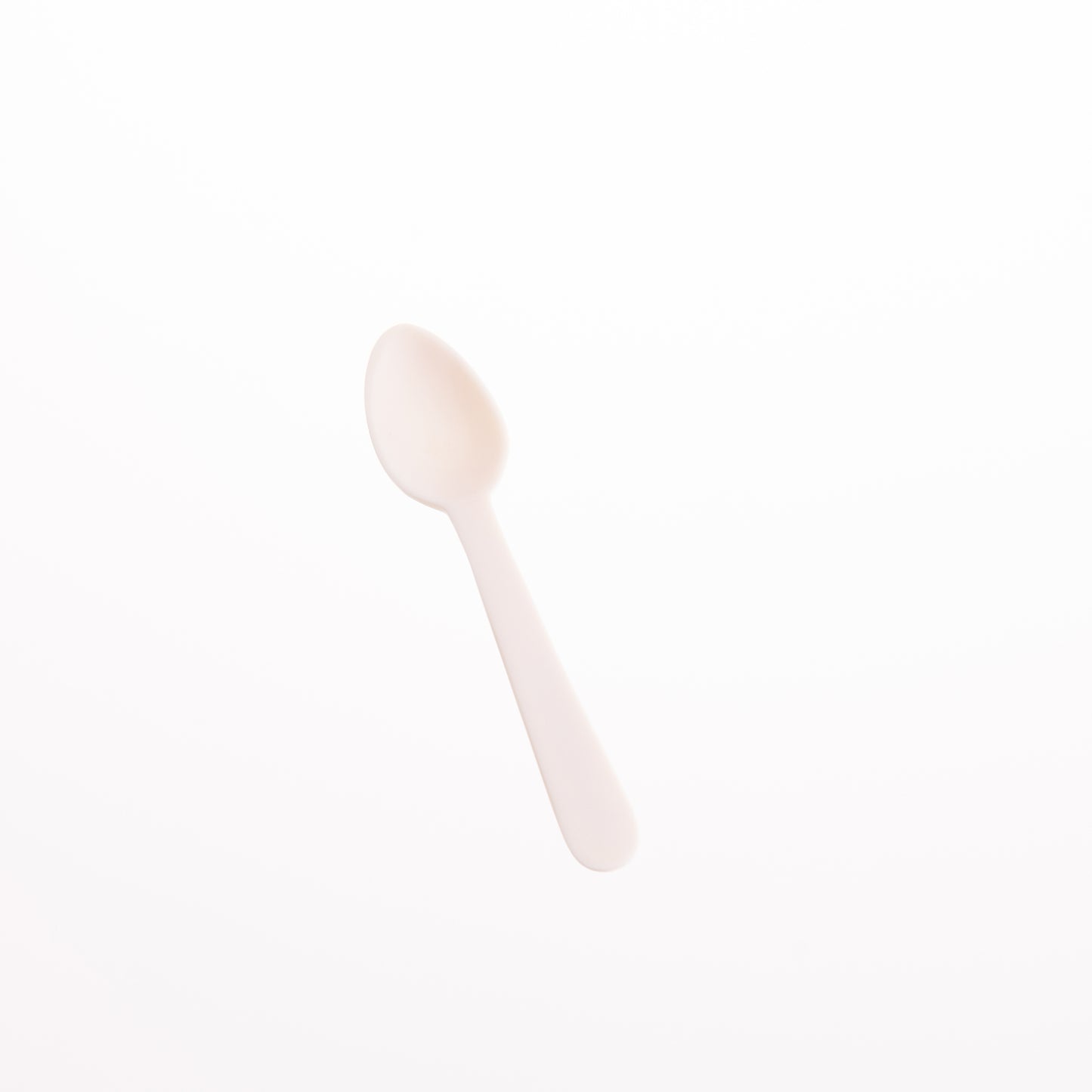 A white bone egg spoon