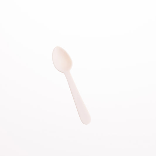 A white bone egg spoon