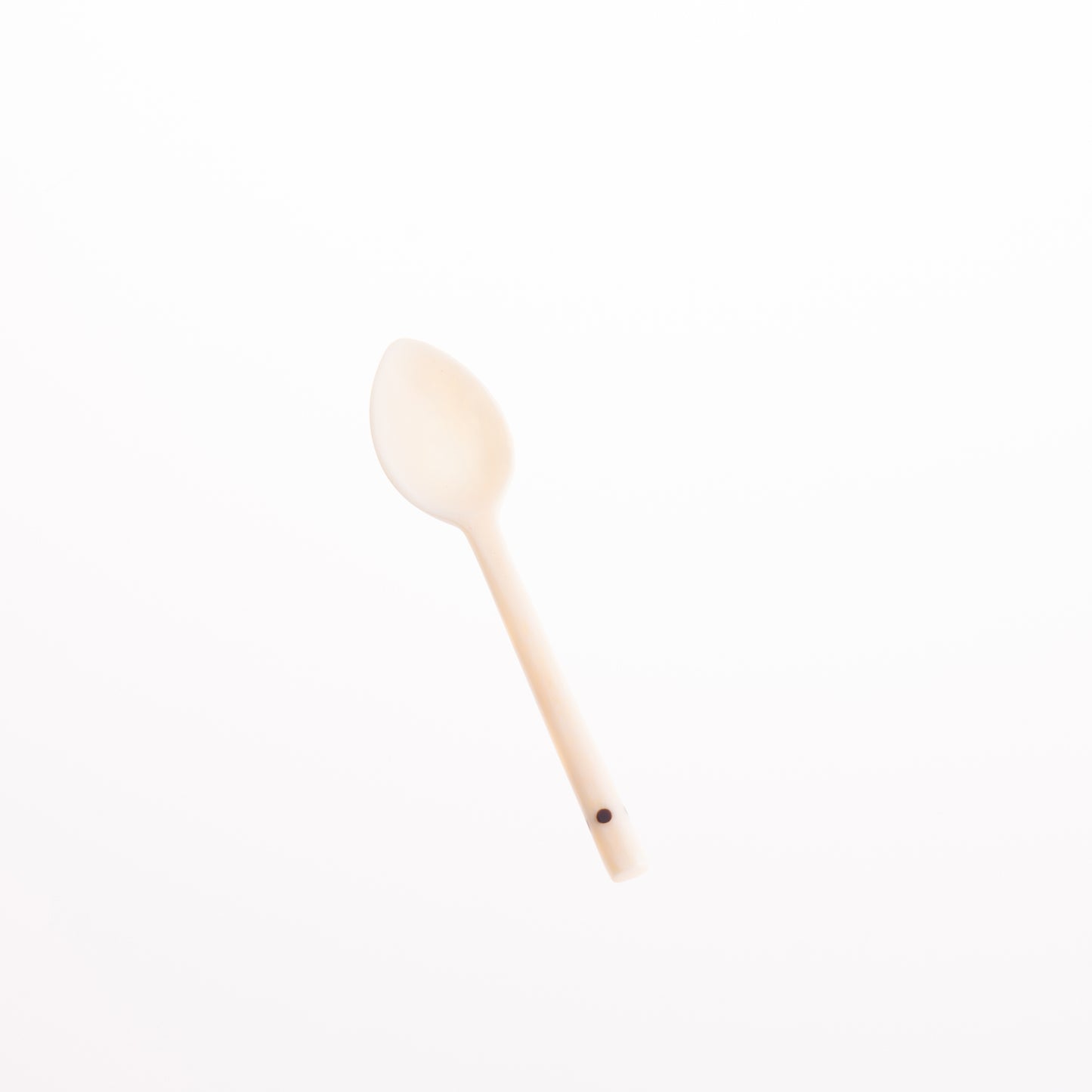 Horn Egg Spoon with Dotted  Handle