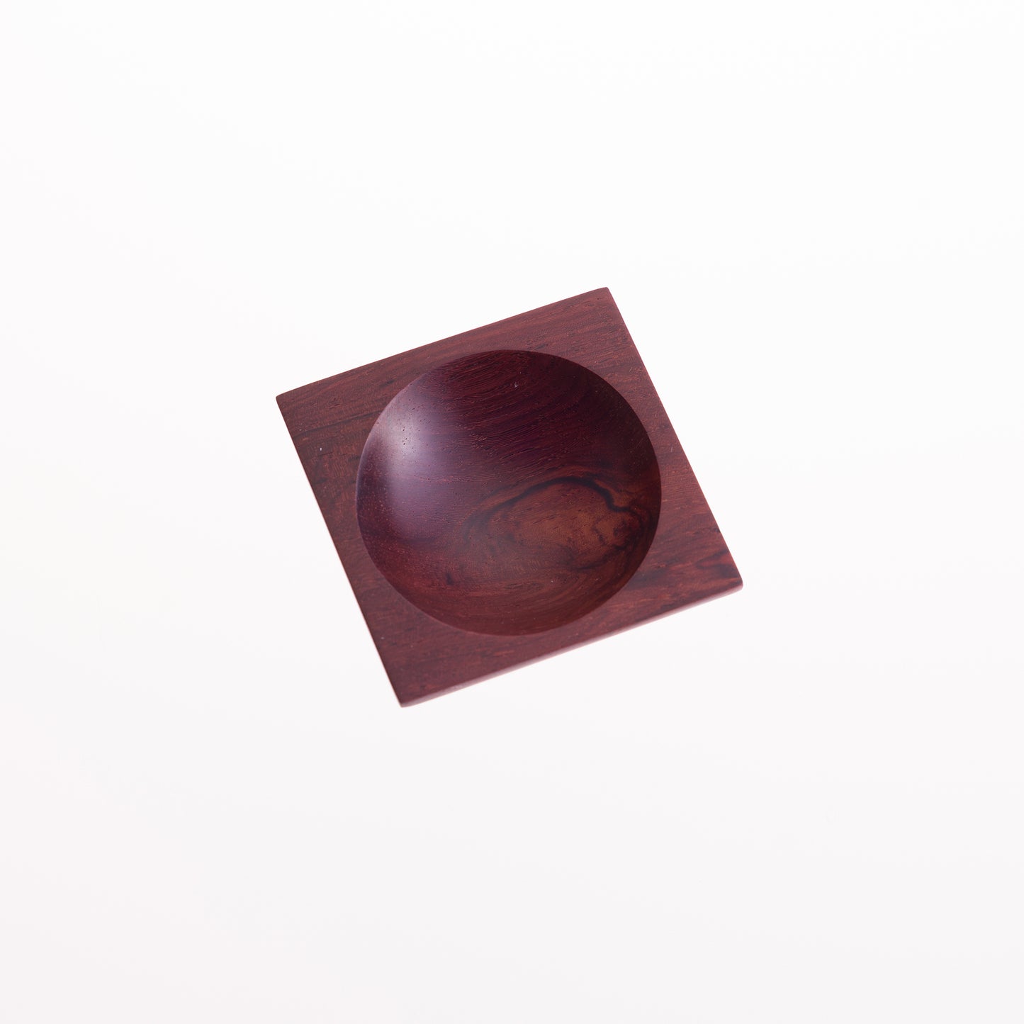 Square Rosewood Salt & Pepper Bowl