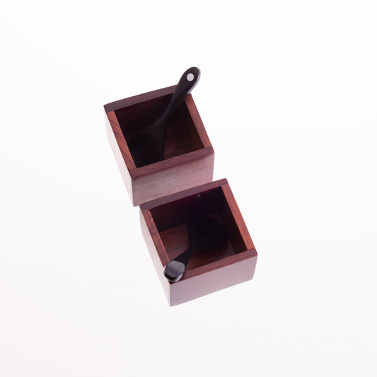 Rosewood Salt & Pepper Box