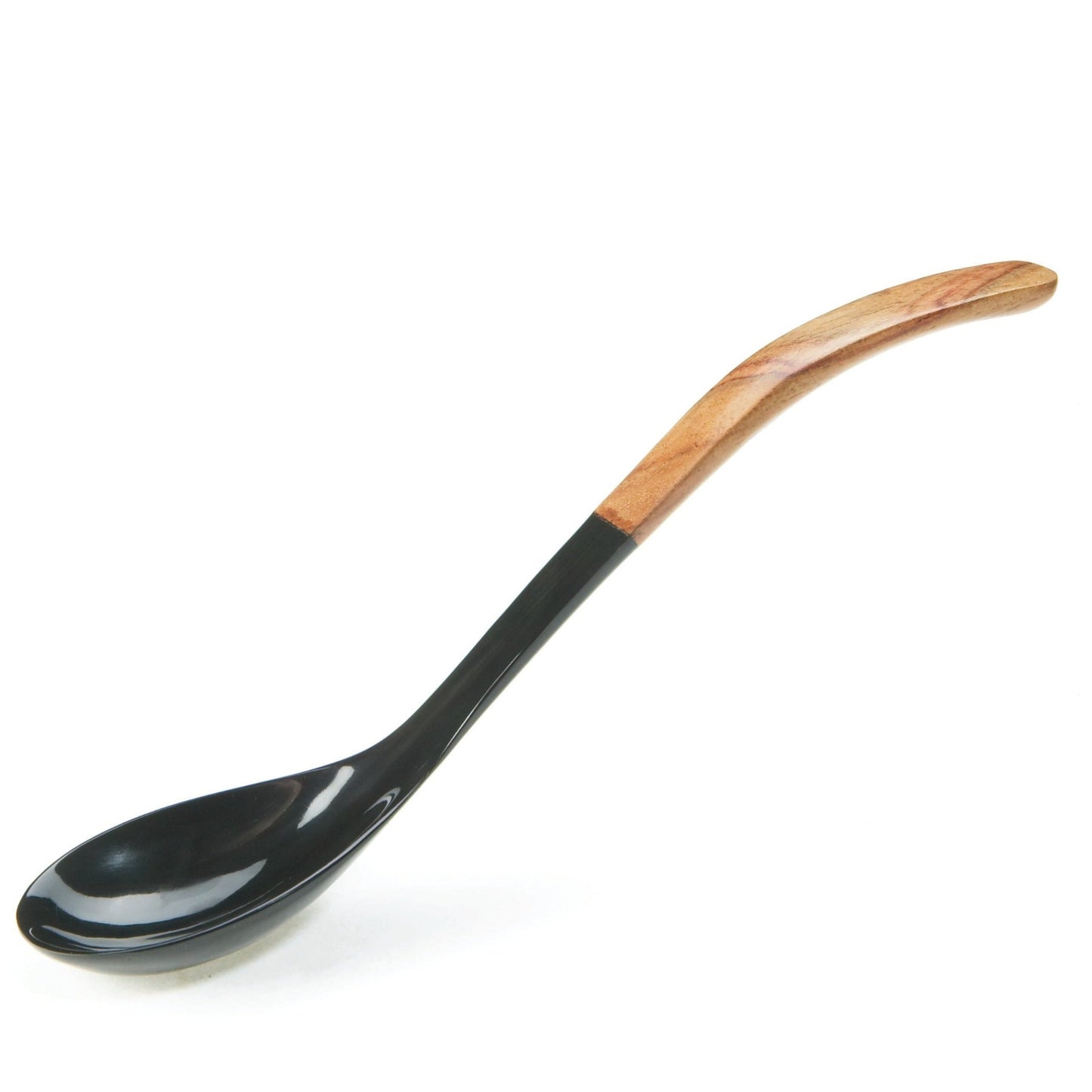 Curved Salad Servers with Rosewood Handles