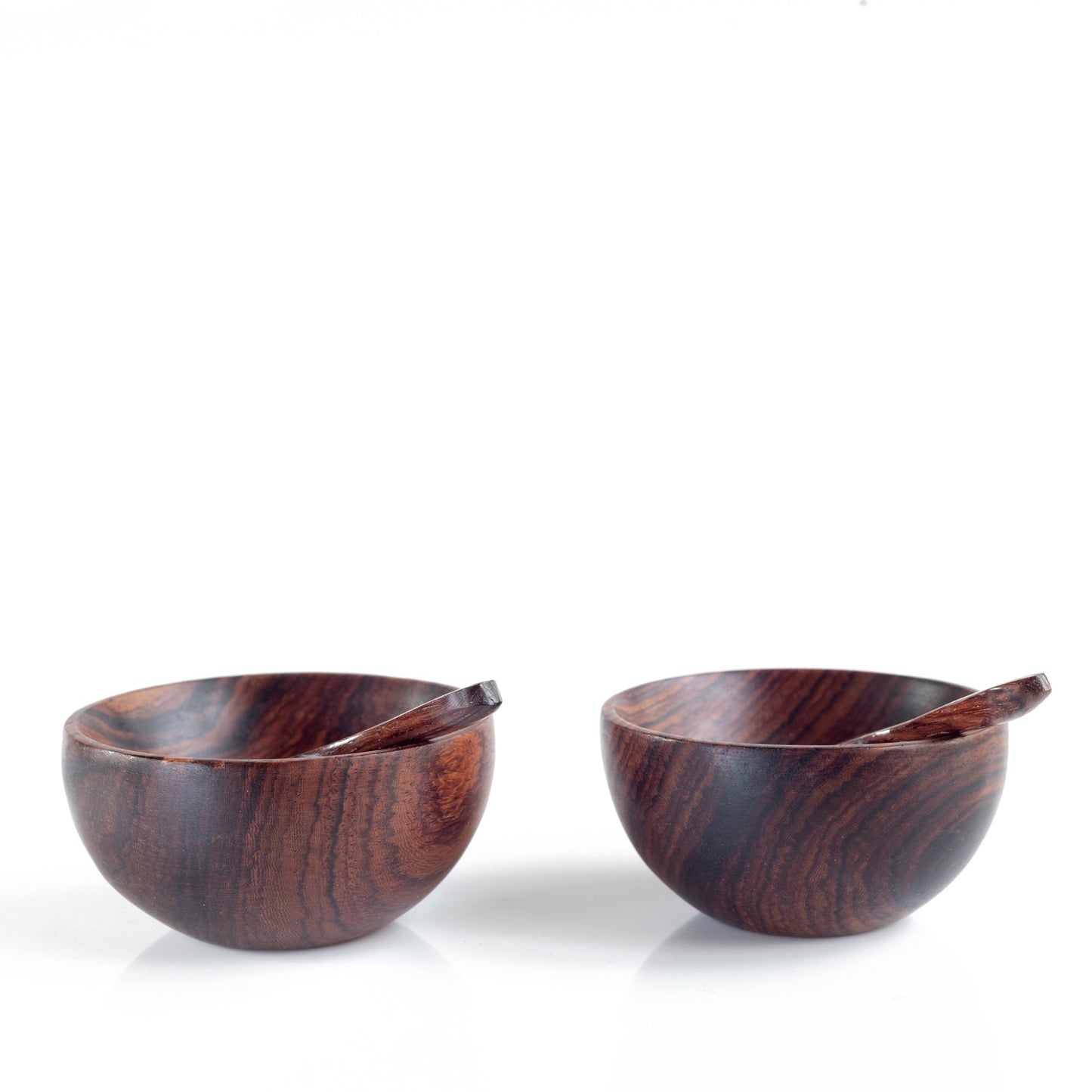 Round Rosewood Salt & Pepper Bowl