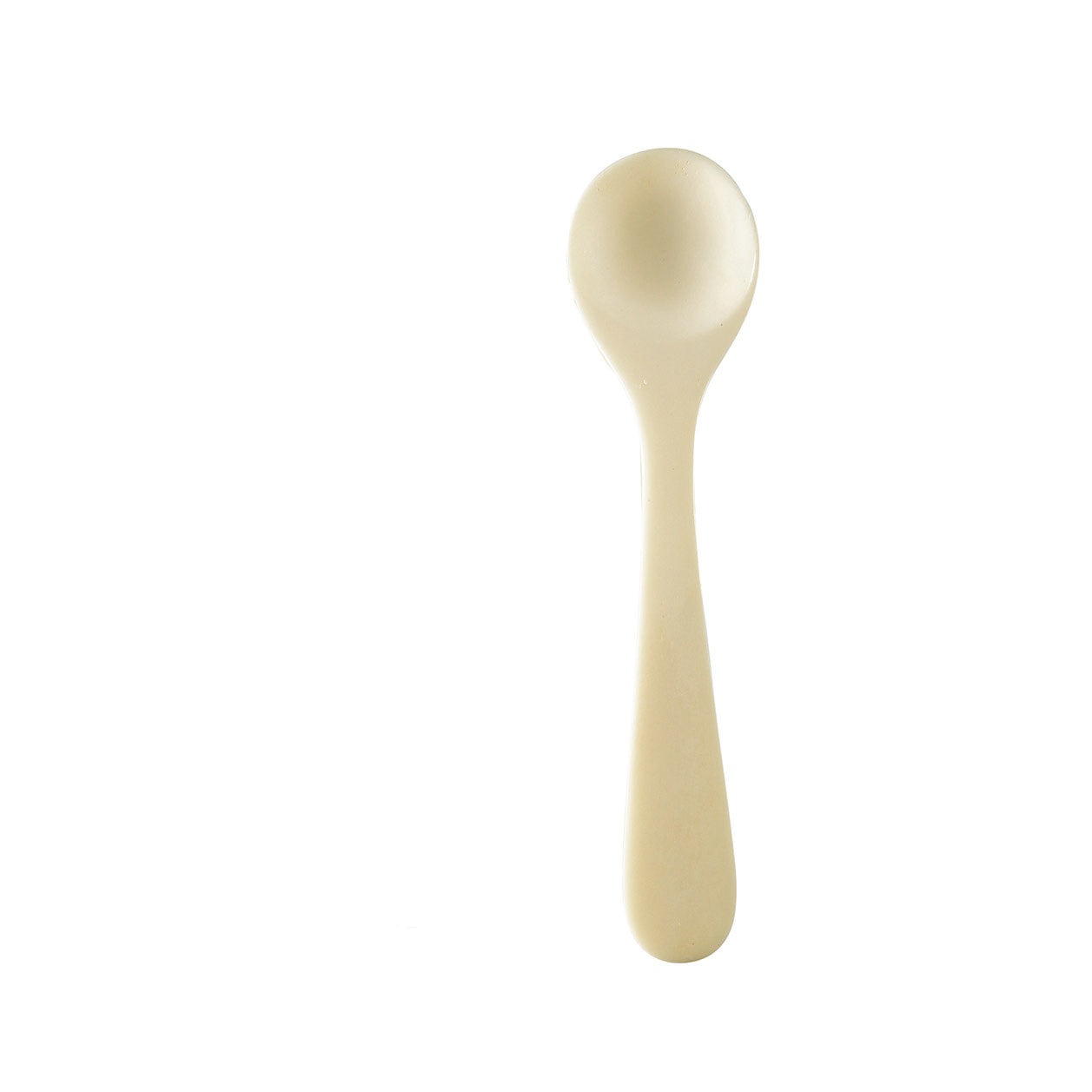 A white bone teaspoon