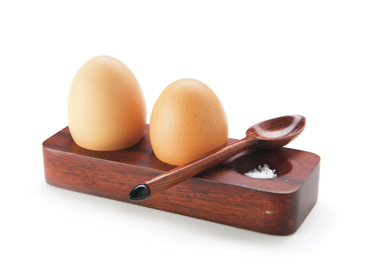 Double Rosewood Eggcup