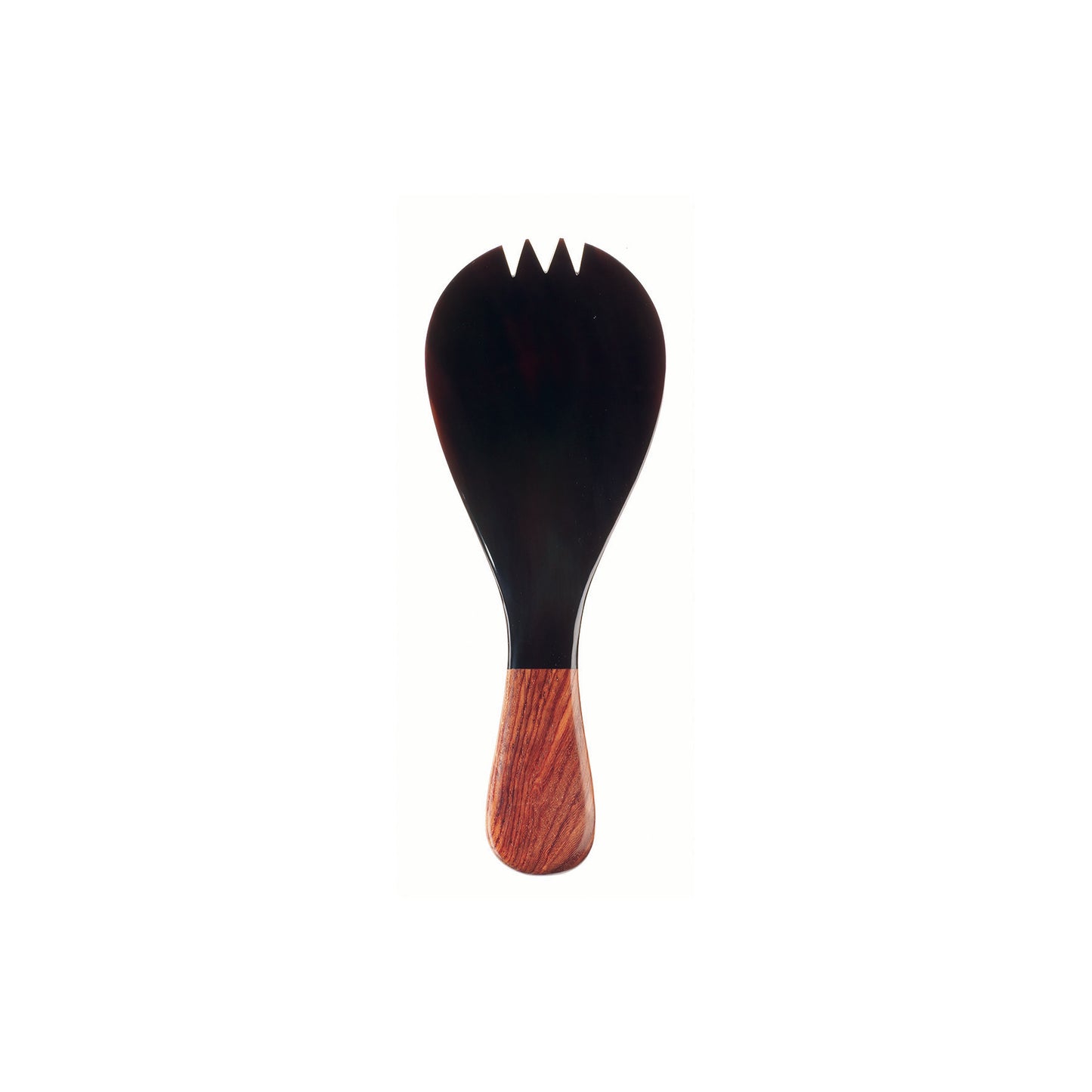 Short Salad Servers with Rosewood Handles